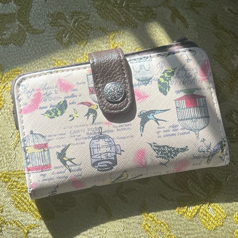Vintage Style Bird Cage Wallet George Bags